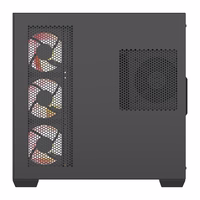 DarkFlash C280 arvutikorpus (must) + 7 ventilaatorid