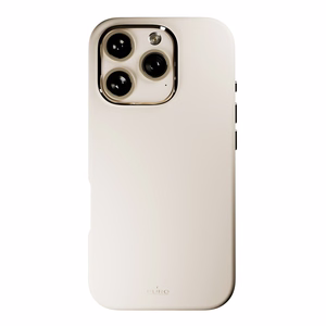 Puro Icon Mag Pro MagSafe Silicone Ümbris jaoks iPhone 16 Pro - Beige