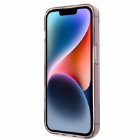 Karl Lagerfeld Ikonik Choupette ümbris jaoks iPhone 14 Pro Max - roosa