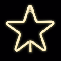 Neon LED jõulutäht soe valge FLNE22 Forever Light