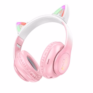 HOCO juhtmevaba bluetooth kõrvaklapid W42 Cat Ear cherry blossom