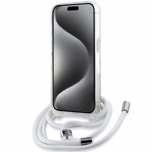Чехол Karl Lagerfeld IML Choupette Head&Cord MagSafe для iPhone 15 Pro Max - прозрачный