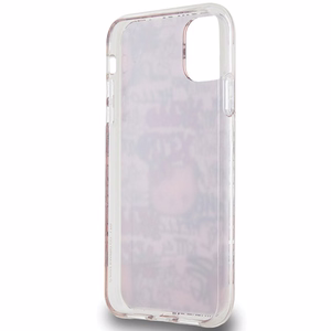 Hello Kitty IML Tags Graffiti ümbris jaoks iPhone 11 / Xr - roosa