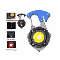 Mini taskulamp LED keychain W5143 tüüp C koos 2 screwdriver bits sinine