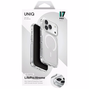 Uniq LifePro Xtreme Magclick Charging Ümbris jaoks iPhone 17 Pro - Clear-Glitter