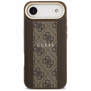 GUESS ümbris jaoks IPHONE 17 Air compatible with MagSafe GUHMP17MPG4SEMCW (PU W/ 4G Stripe) brown