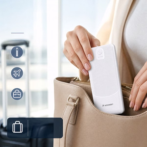 Wozinsky Wpower WPBBK-3 10000 mAh 10W akupank, 2x USB-A 2A, valge