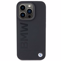BMW Leather Hot Stamp iPhone 15 Pro Max Ümbris - must