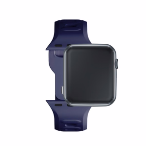 3mk silikoonrihm Apple Watchile, 38/40/41/42 mm, ookeanisinine, väike suurus