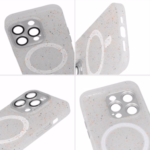 Tel Protect Magnetic Splash Frosted Ümbris jaoks Iphone 15 Plus valge