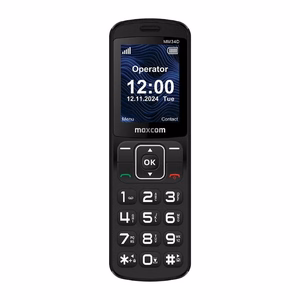 Mobiiltelefon - MAXCOM MM 34D 4G must + laadimisdokk