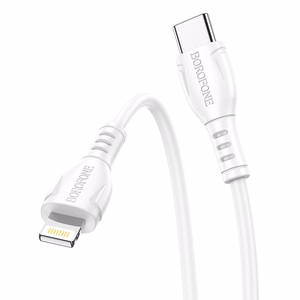 Borofone кабель BX51 Triumph - Type C на Lightning - 2,4A 1 метр белый