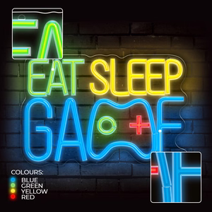Forever Light Neon Plexi LED Eat Sleep Game многоцветный FPNE33