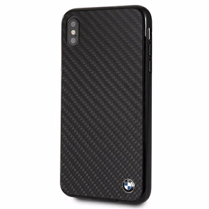 Чехол BMW Signature Carbon для iPhone Xs Max - чёрный