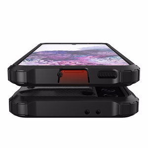 Hybrid Armor Case прочный защитный чехол для Samsung Galaxy S22+ (S22 Plus) чёрный
