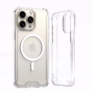 Clear Corner Ümbris MagSafe jaoks iPhone 16 Plus - läbipaistev