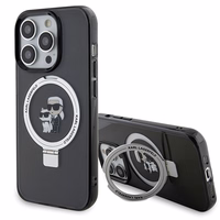 Karl Lagerfeld KLHMP13LHMRSKCK iPhone 13 Pro 6.1" must/must hardcase Ring Stand Karl&Choupette MagSafe