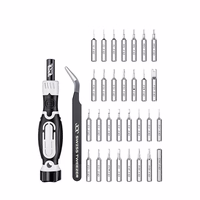 JAKEMY JM-8189A 32in1 Screwdriver with Precision Tweezers (must)
