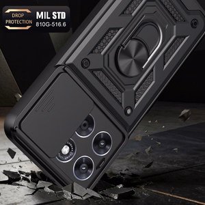 Tech-Protect CamShield Pro ümbris Motorola Moto G67 / G77 jaoks - must
