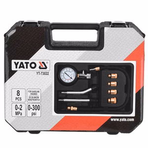 Yato YT-73022 – 8-osaline bensiinimootori kompressioonirõhu tester