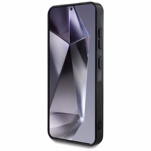 GUESS ümbris jaoks SAMSUNG S25 GUHMS25SHG4PRTGK (Magnetic IML Metal Glitter 4G Circle Triangle) must