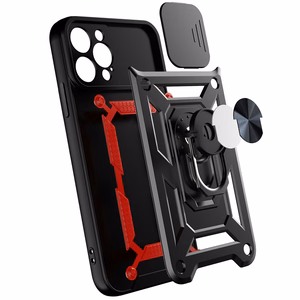 Hybrid Armor Camshield ümbris jaoks Realme 10 Pro+ armored cover with camera cover must