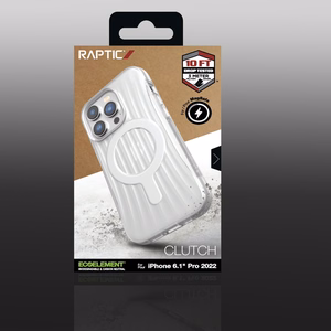 Raptic X-Doria Clutch Case iPhone 14 Pro koos MagSafe tagakattega läbipaistev