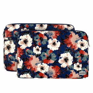 Wonder Sleeve Laptop 15-16 inches sinine and camellias