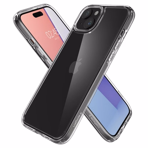 Spigen Ultra Hybrid iPhone 15 Plus Ümbris - läbipaistev
