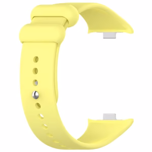 СИЛИКОНОВЫЙ РЕМЕШОК MI BAND 8 PRO/M8 PRO (6). ЖЕЛТЫЙ