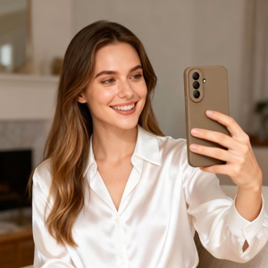 Tech-Protect Icon ümbris Samsung Galaxy A37 5G jaoks - pruun