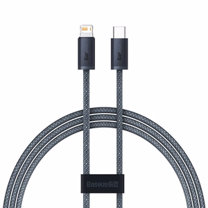 USB Cable Baseus "CALD000116" Grey "Type-C / Lightning" 200cm (up to 20W)