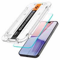 SPIGEN Karastatud klaas GLAS.TR ”EZ FIT” 2-pack jaoks IPHONE 15 Pro Max läbipaistev
