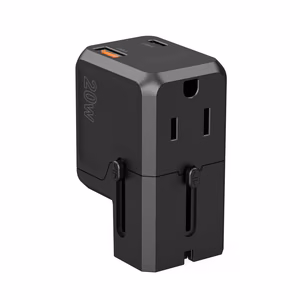 Choetech PD6038 USB-C USB-A PD 20W Travel Laadija USA EU UK AU - must