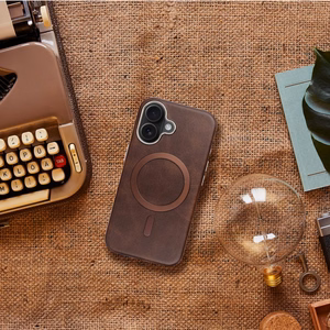 GENTLEMAN MAG COVER Ümbris compatible koos MagSafe jaoks IPHONE 17 Air pruun