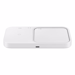 Беспроводное зарядное устройство Samsung "Duo" EP-P5400TWEGEU белый 15W (с зарядным устройством и кабелем) / 100% оригинал