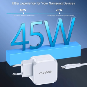 PD8007 USB-C PD45W power laadija Choetech EU (valge)