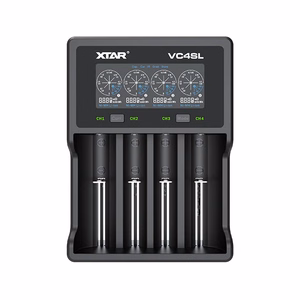XTAR VC4SL – 4 pesaga liitiumioon-, NiMH- ja NiCd-akude laadija