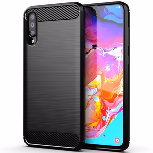 Ümbris jaoks Samsung A70 / A70s Carbon must
