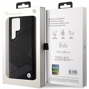 BMW BMHCS24L23RCGPK S24 Ultra S928 must/must hardcase Signature Leather Crossing Lines Pattern