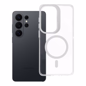 Samsung S26 ULTRA objektiivi MagSafe valge korpus, mis ühildub MagSafe'iga.