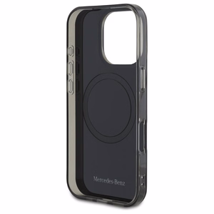 Mercedes Double Layer BiColor MagSafe ümbris jaoks iPhone 16 Pro Max - hõbedane