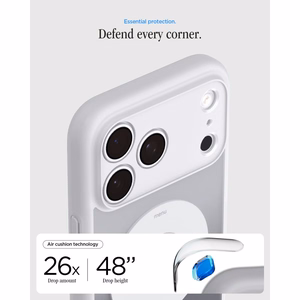 Spigen Ultra Hybrid MagSafe ümbris iPhone 18 Pro Max / 17 Pro Max jaoks, hõbedane