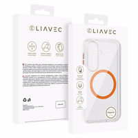Liavec Pure Ümbris for Samsung Galaxy S26 Plus oranž