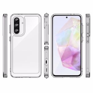 Outer Space Ümbris jaoks Samsung Galaxy A26 Cover with Flexible Frame - läbipaistev