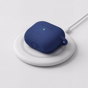 Etteri силиконовый чехол для AirPods 4 темно-синий