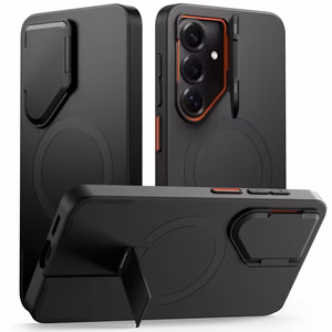 Tech-Protect Kevlar Aura MagSafe Ümbris for Samsung Galaxy S26 - must and oranž