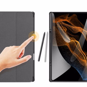 DUX DUCIS ümbris DOMO foldable with pencil storage jaoks SAMSUNG Tab S10 Ultra/S9 Ultra/S8 Ultra must must