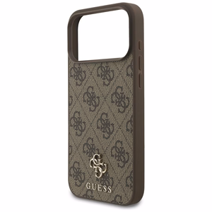 Guess 4G Small Classic Logo MagSafe Ümbris jaoks iPhone 17 Pro Max - Brown