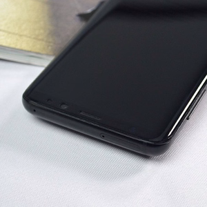 3D Edge Nano Flexi Glass Hybrid защитная плёнка с рамкой для Samsung Galaxy S21+ 5G (S21 Plus 5G) чёрный